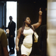 Erica Garner, the daughter of Eric Garner, who was choked to death by a police officer on Staten Island, N.Y., asks to speak with President Barack Obama outside a town hall hosted by ABC to engage directly with officers, parents, students, community leaders and families on issues of trust and safety July 14, 2016, in Washington, D.C.
Olivier Douliery-Pool/Getty Images